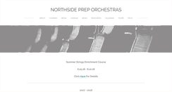 Desktop Screenshot of northsidepreporchestras.com